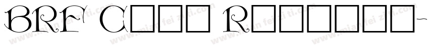 BRF Caps Regular字体转换